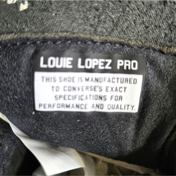 Size 11 - Converse Louie Lopez Pro 2nd Anniversary Pack - Black - NEW WITH BOX - Picture 9 of 10